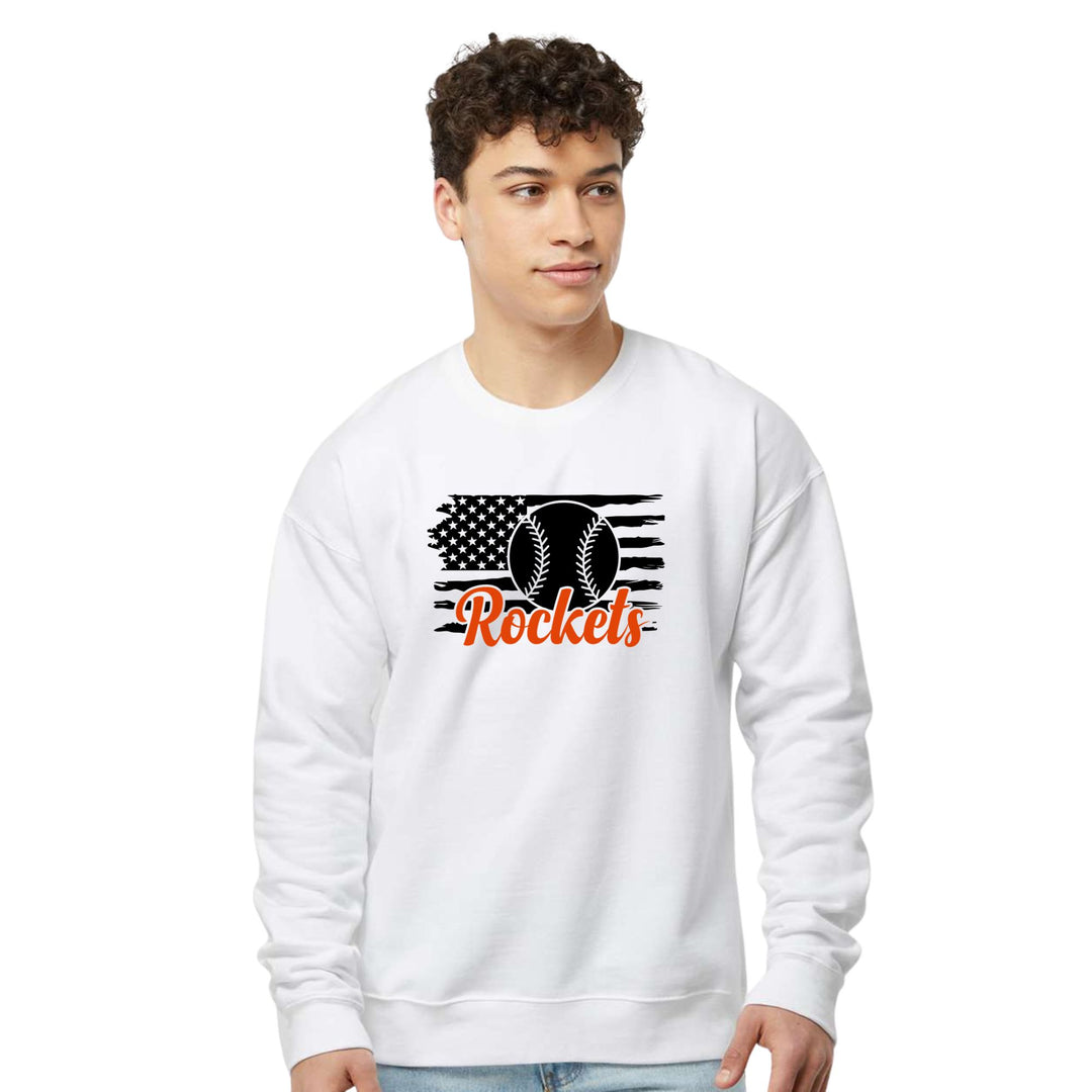 #154-baseball flag shirt