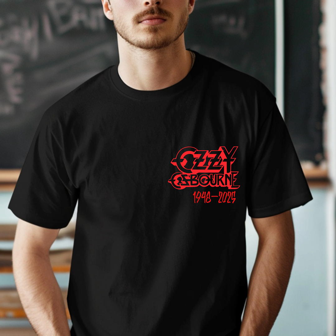Ozzy Osbourne 1948-2025 (red PRINT)