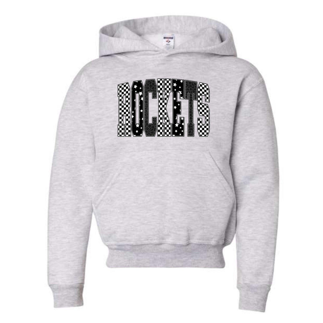 #139- Rockets black checkered shirt