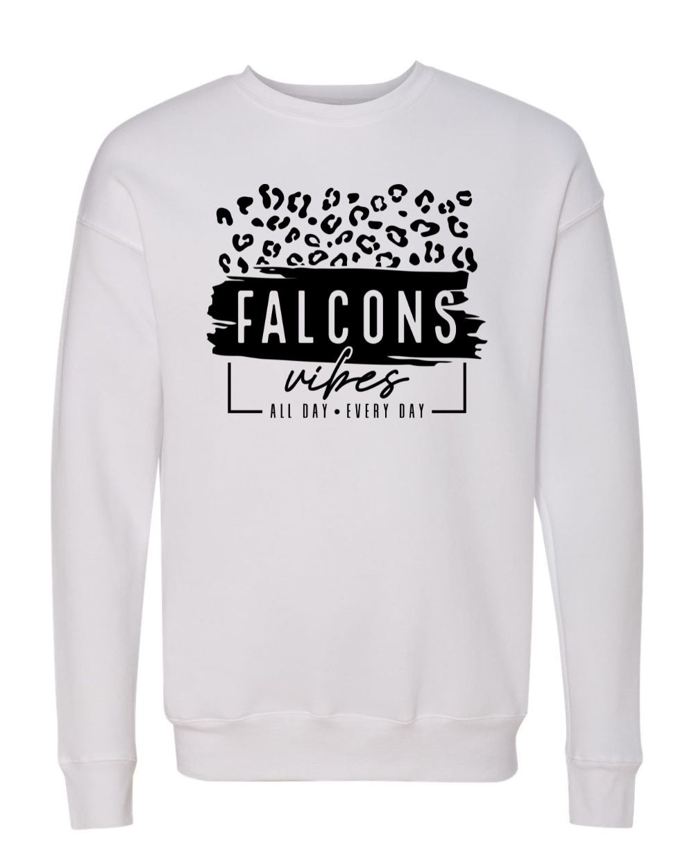 Falcons 18 - leopard print background w/ falcon vibes