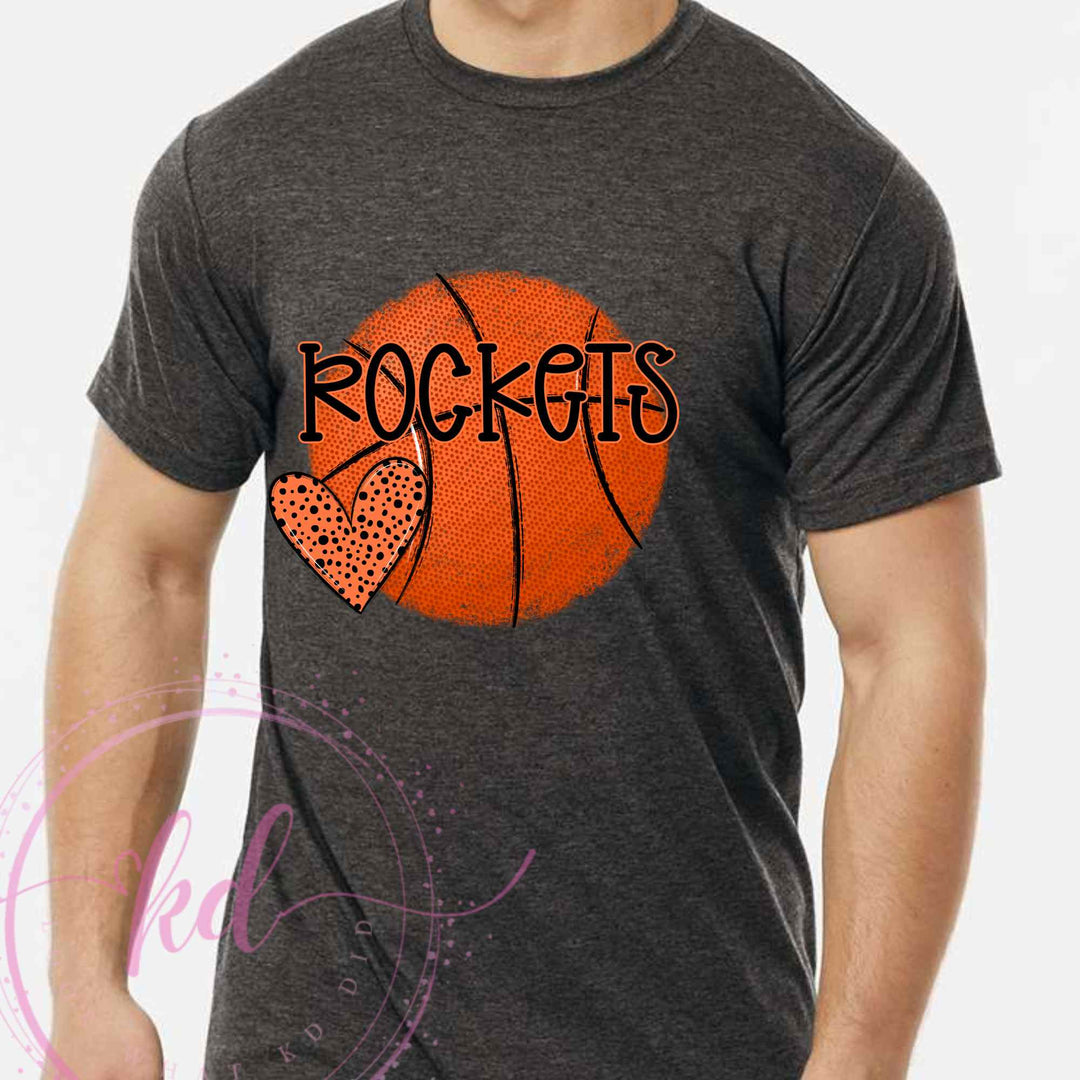 #18 - rockets basketball w/ heart