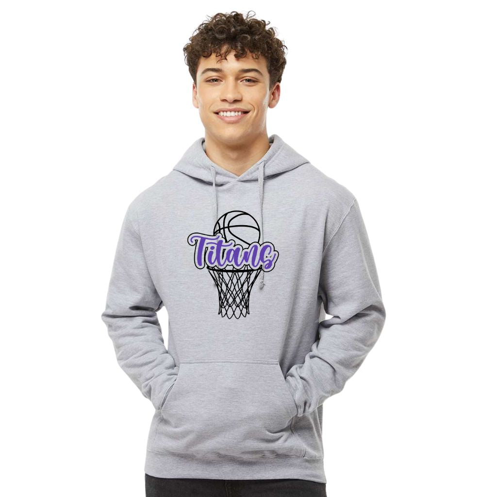 Titans #26 - titans basketball w/ ball and hoop
