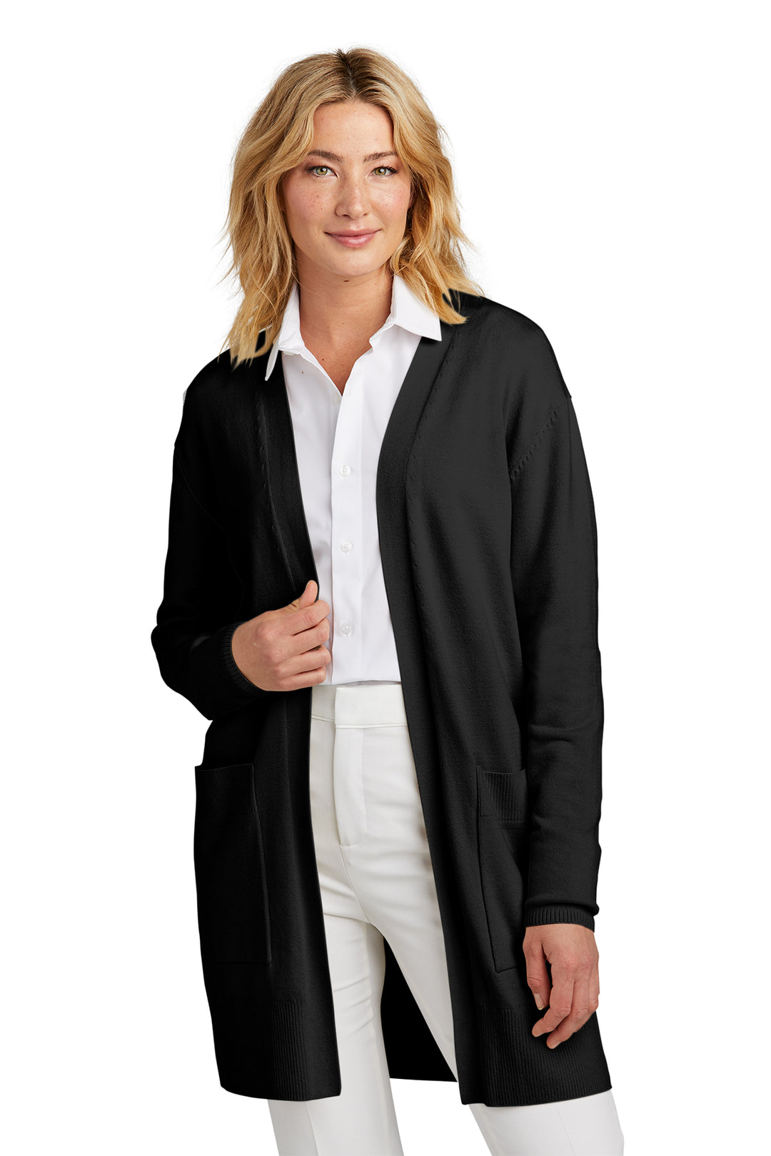 Open-Front Cardigan Sweater