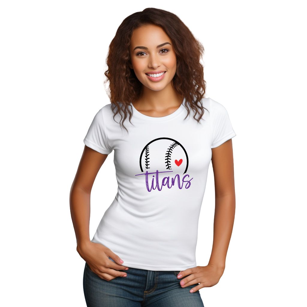 Titans #46 - titans baseball w/ heart