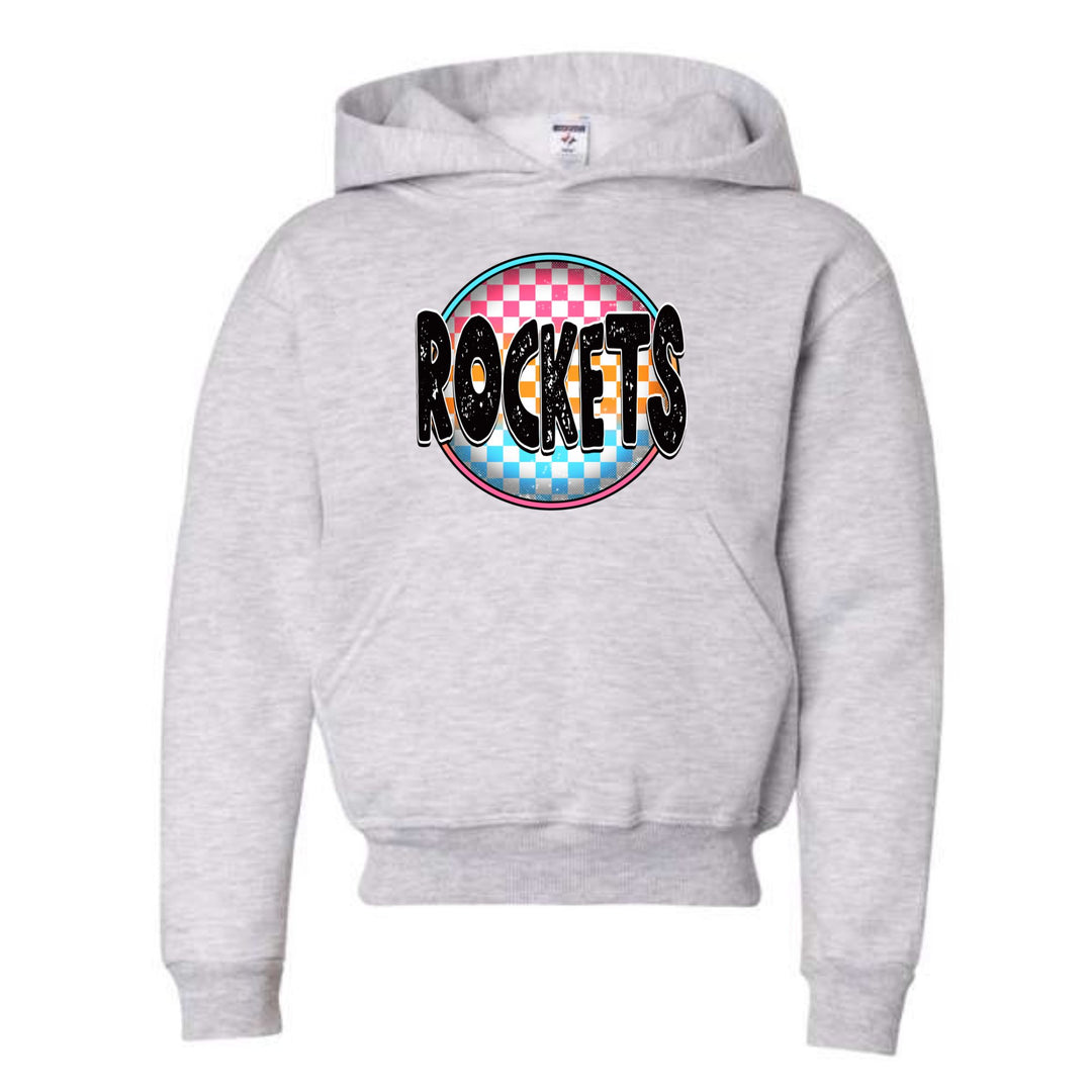 #137-retro checkered round Rockets