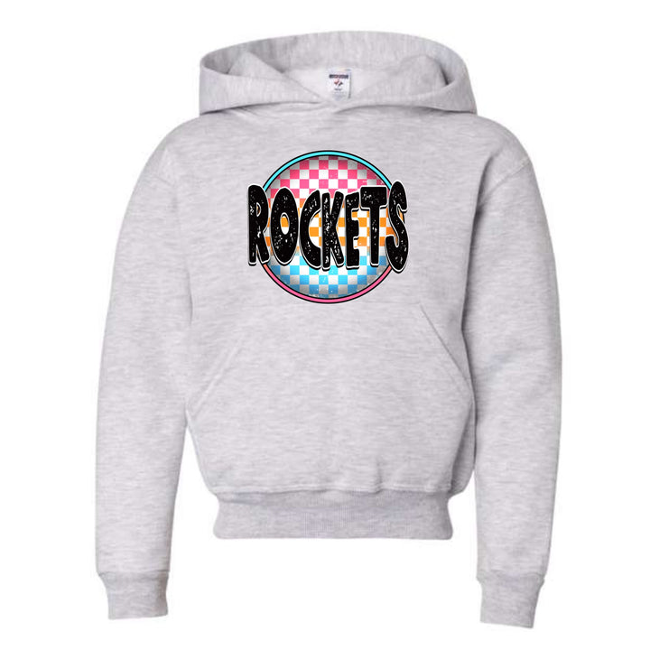 #137-retro checkered round Rockets