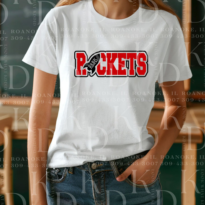 #23 - rockets w/ a rocket as the o