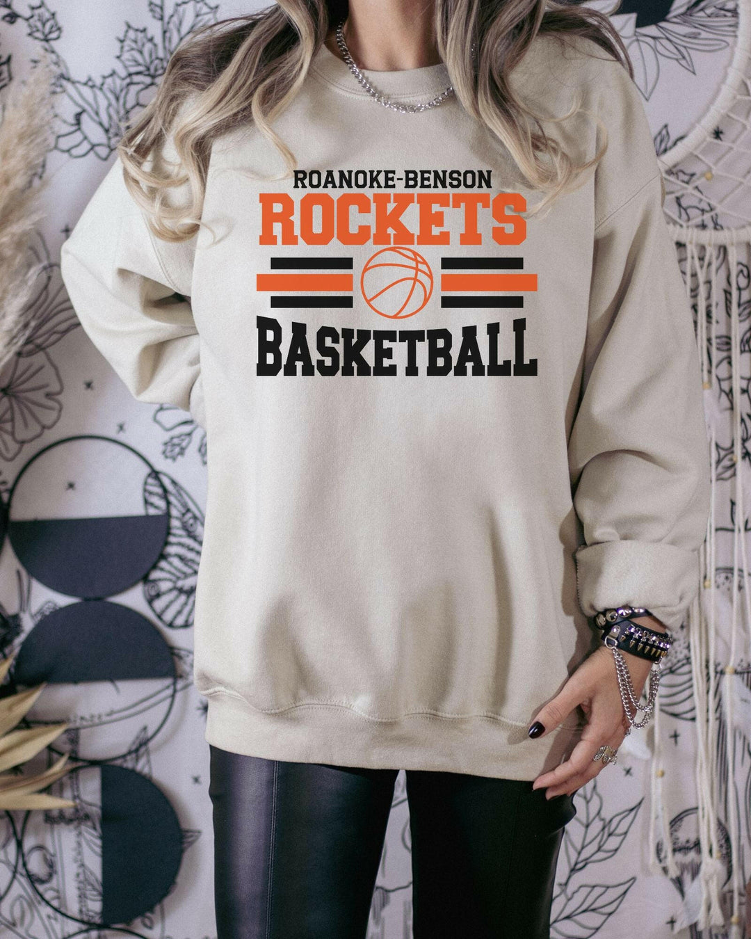 #47 - rockets basketball - line design w/ basketball
