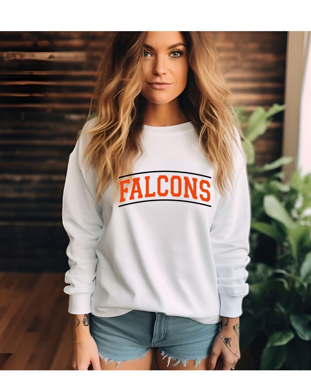 Falcons 7 - simple varsity letters