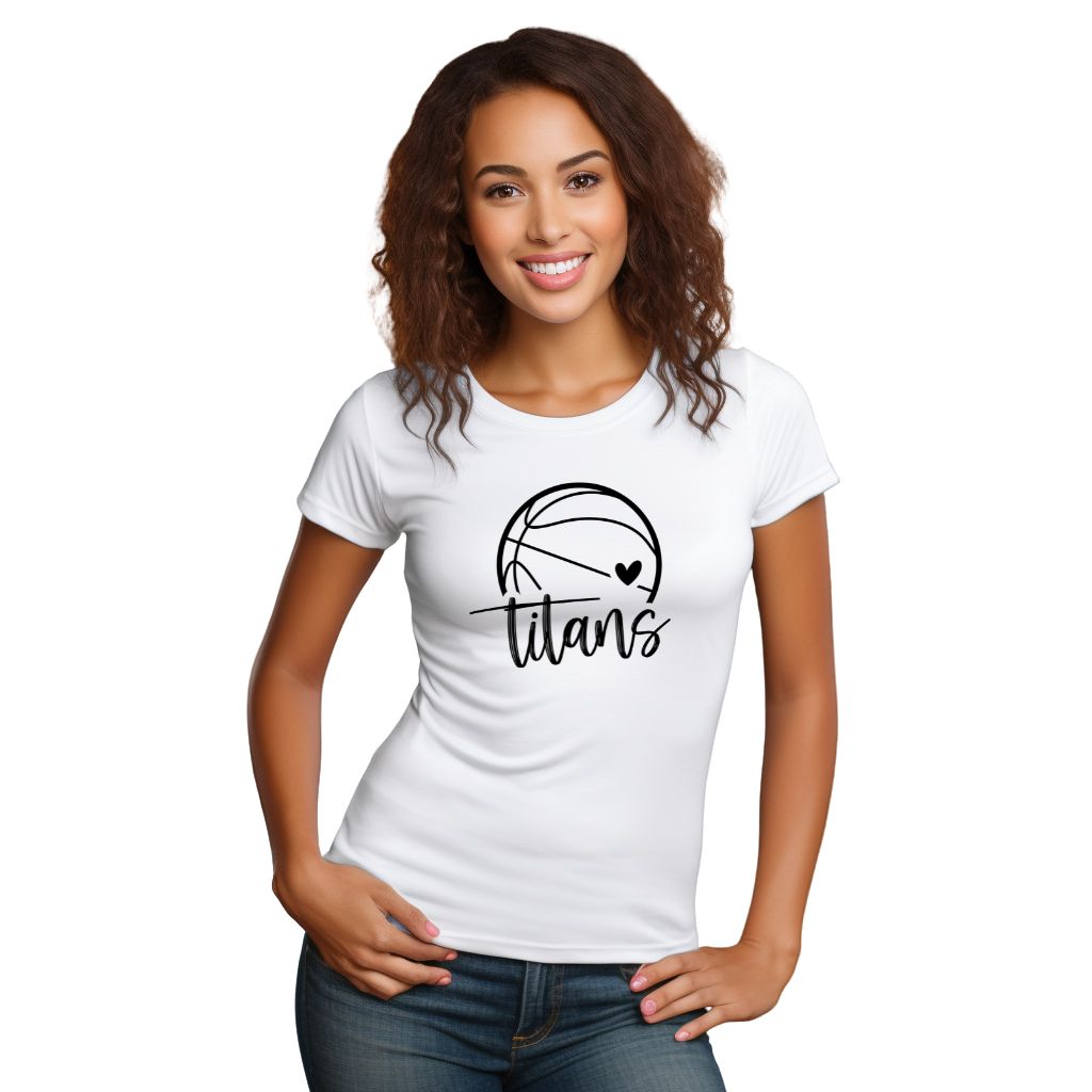 Titans #56 - basketball w/ titans and heart
