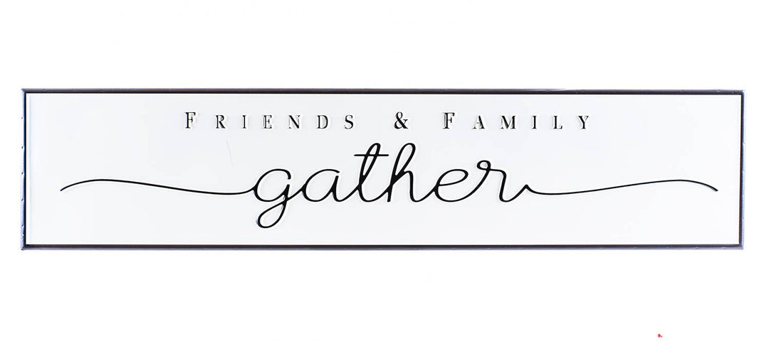Gather Tin sign