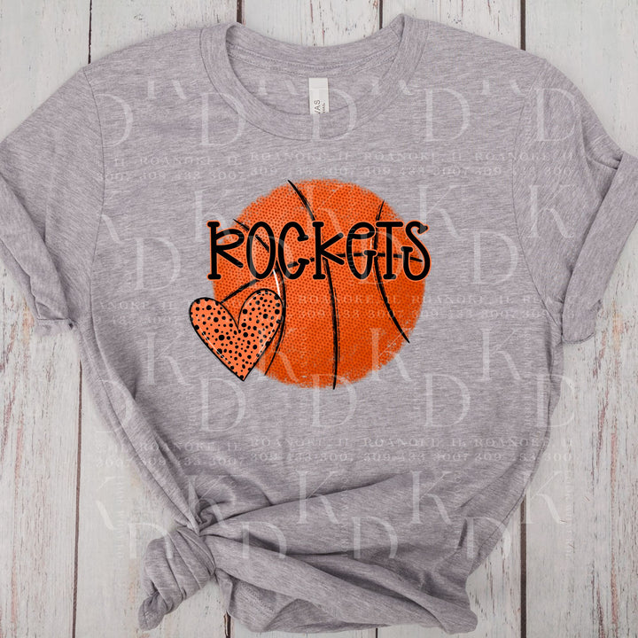 #18 - rockets basketball w/ heart