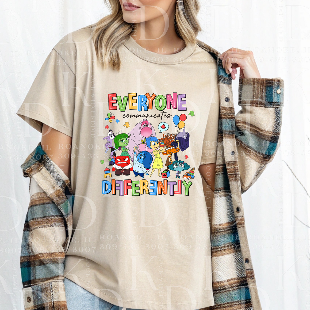 everyone communicates differently - inside out