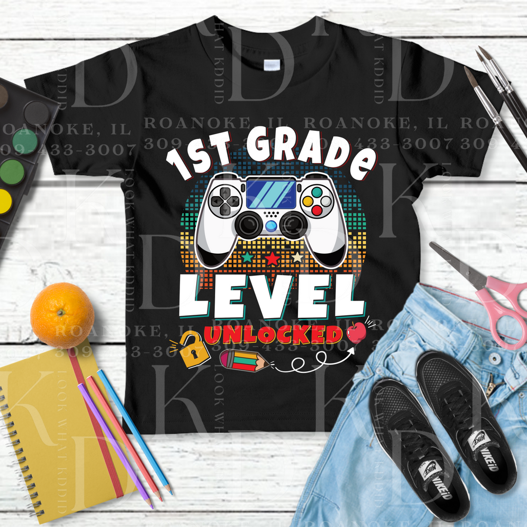 1st grade level unlocked - video game