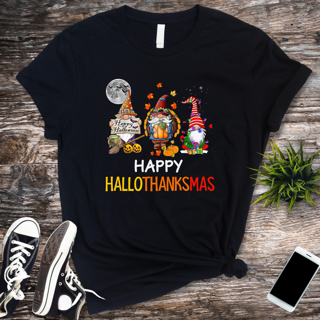 Happy HalloThanksMas w/ gnomes
