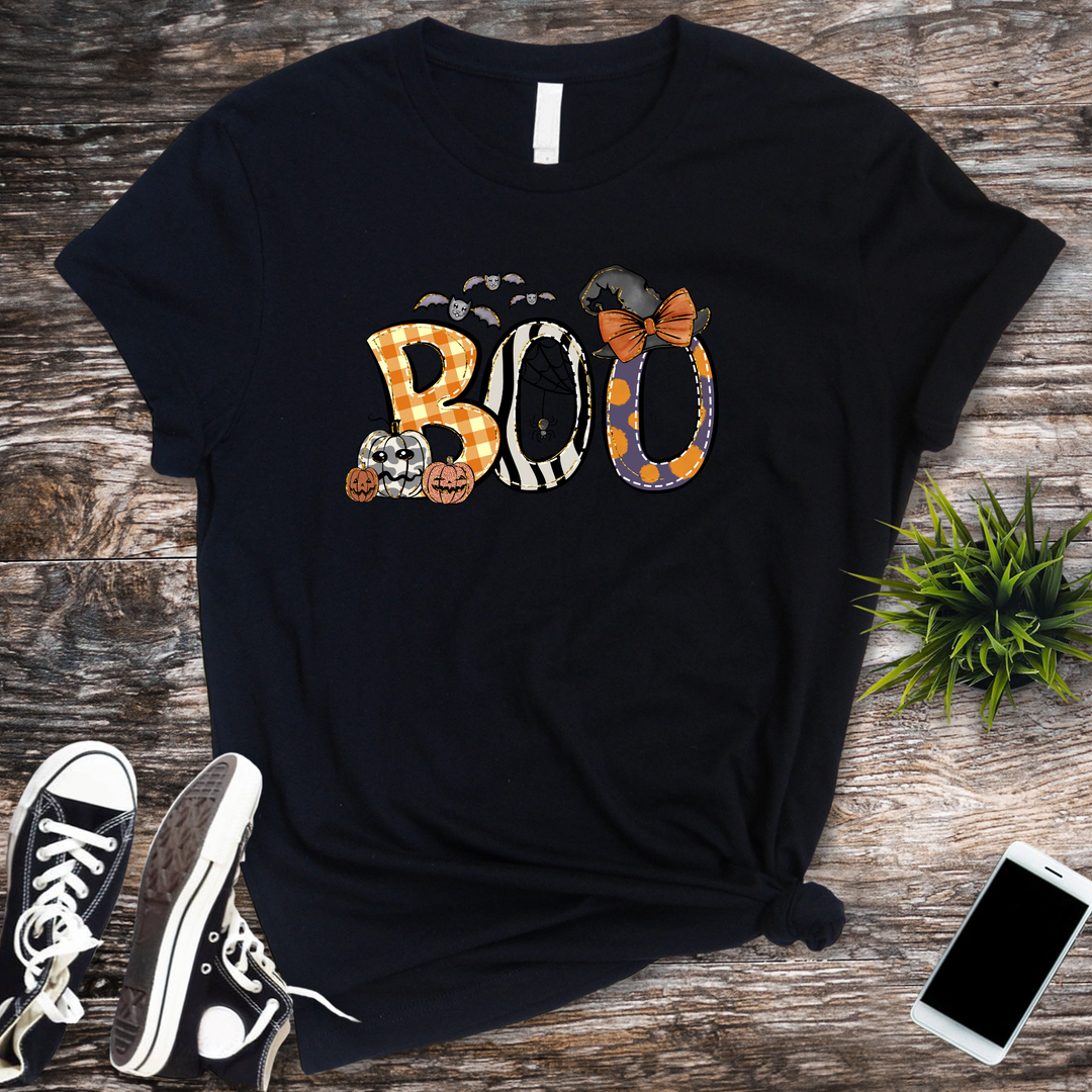 Boo w/ fun letter designs