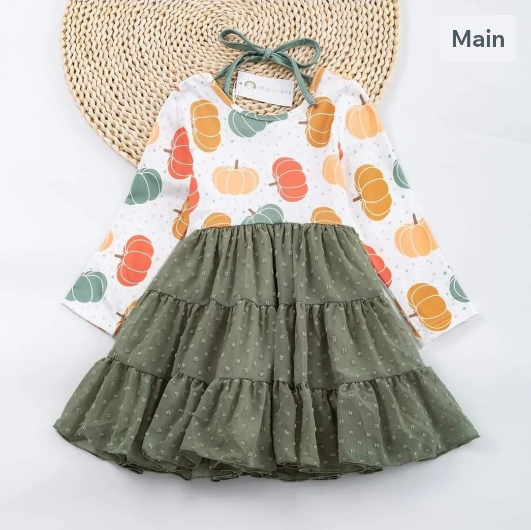 Pumpkin Tulle Dress