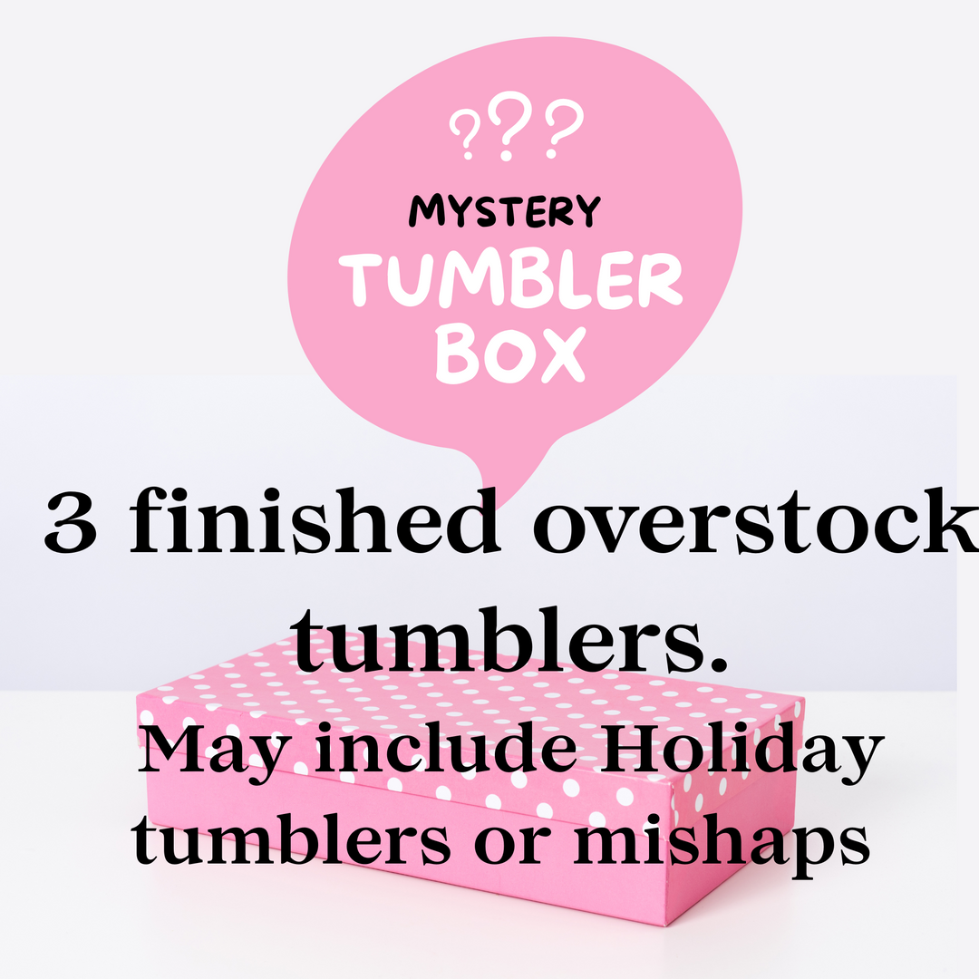 MYSTERY BOX 20 OZ TUMBLERS (3)
