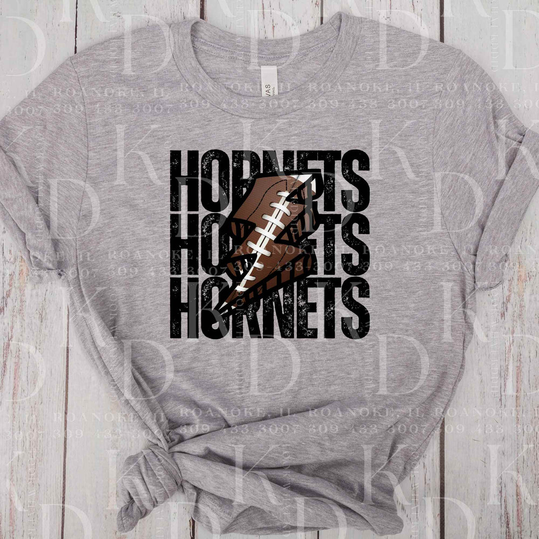 Hornets #15 - football lightening bolt