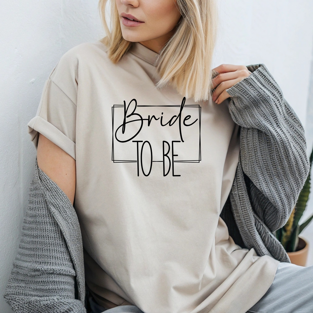Bride To Be - square print