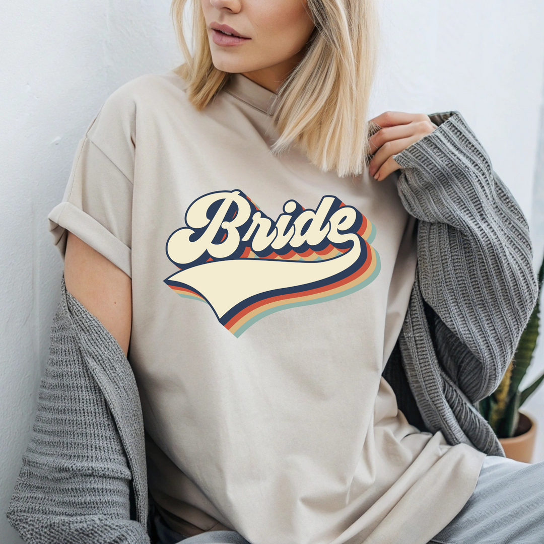 Bride w/ retro font