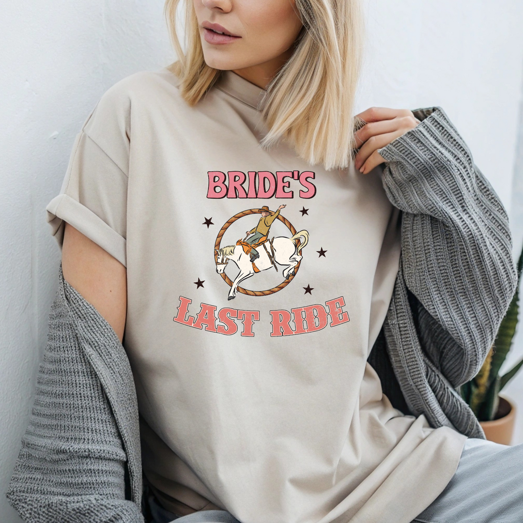 Bride's Last Ride - w/ horse and cowboy