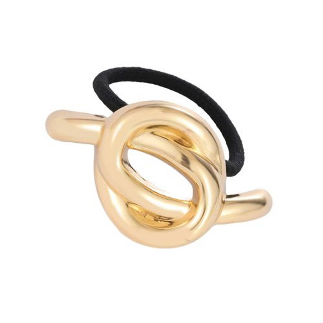 Gold Metal Knot Hair Tie