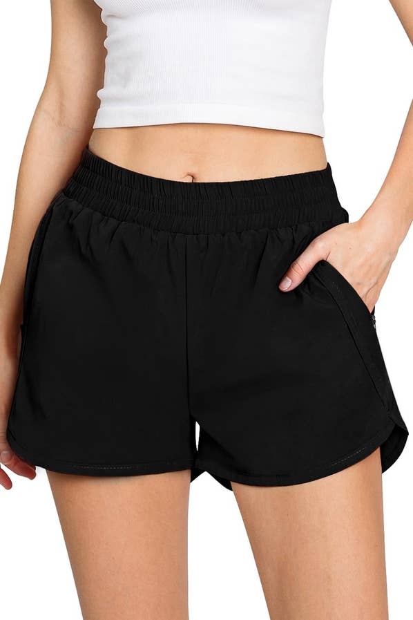 Zipper Pocket Detailed Short Pants
