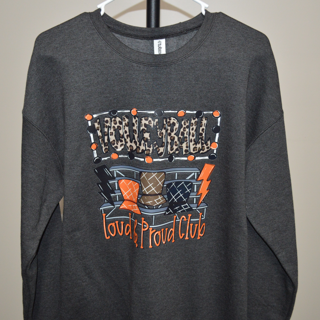 Volleyball Loud and Proud Club Crewneck (last one)