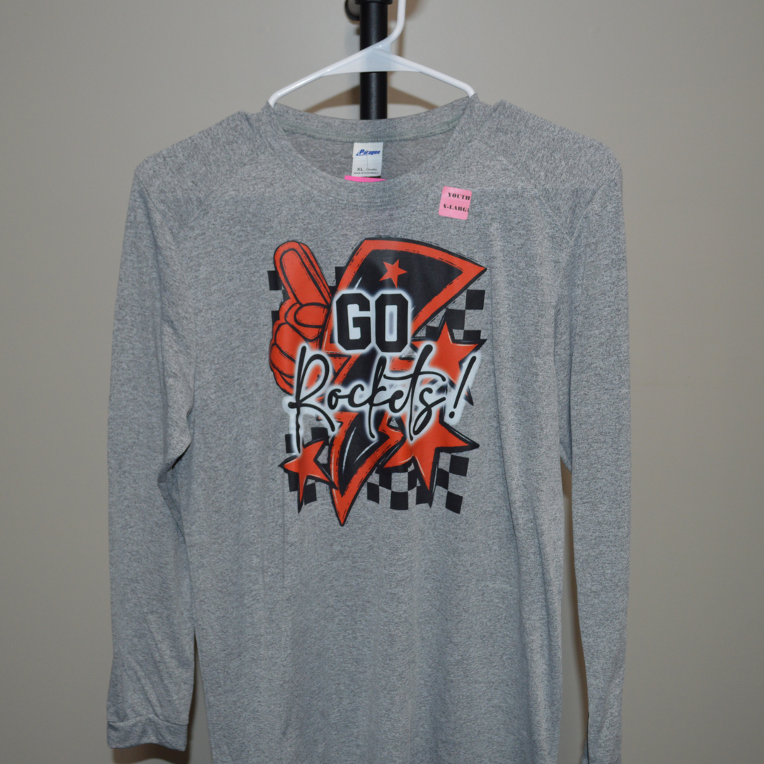 Go Rockets - Orange Long sleeve (last one)
