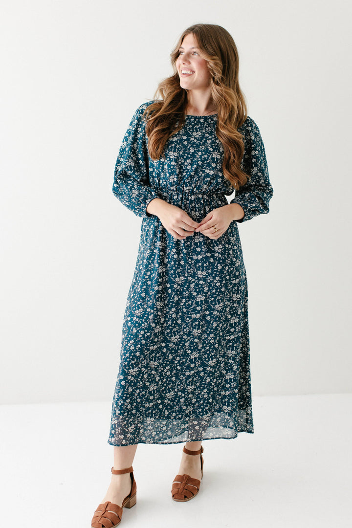 'Naomi' Floral Midi Dress