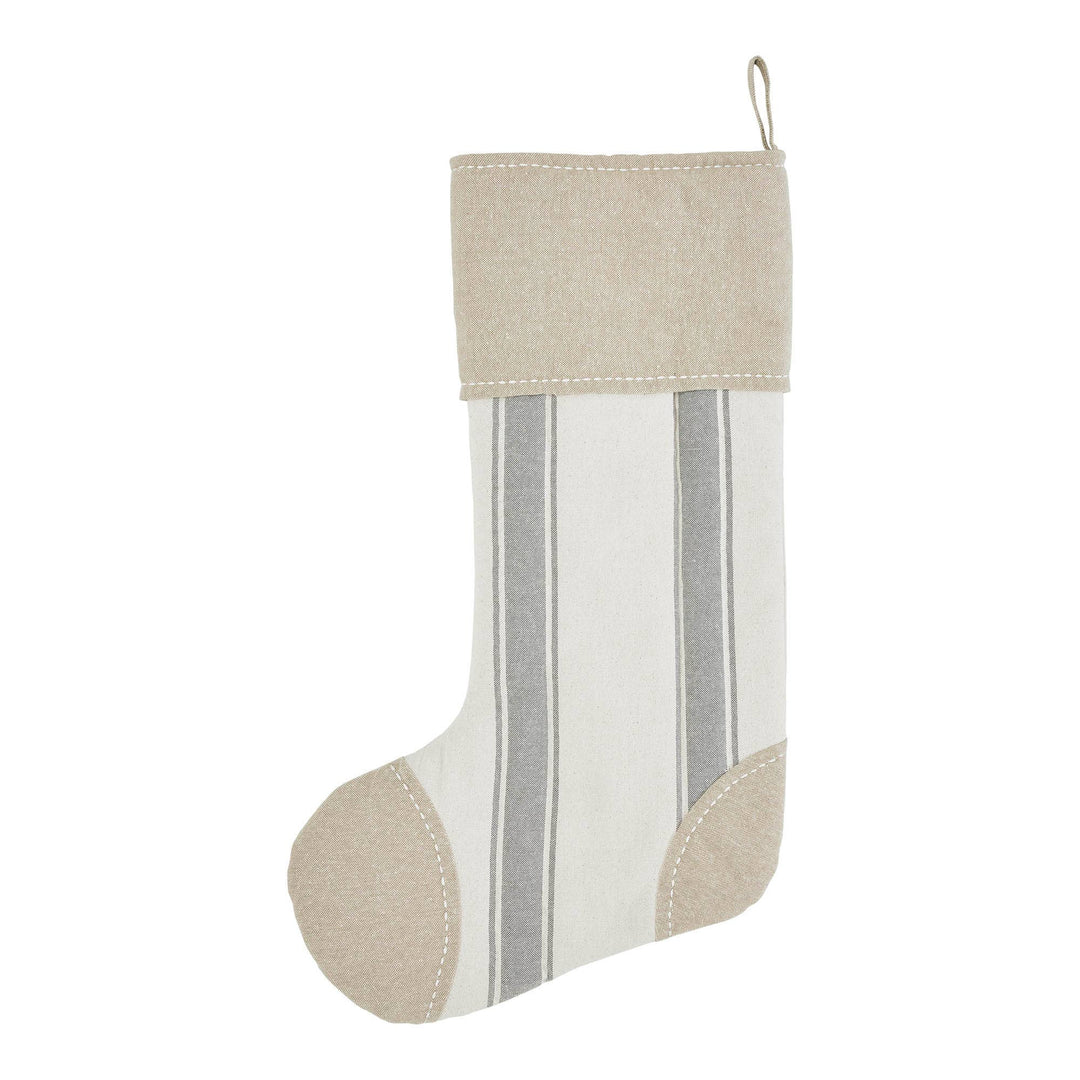 Grain Sack Stripe Patch Stocking