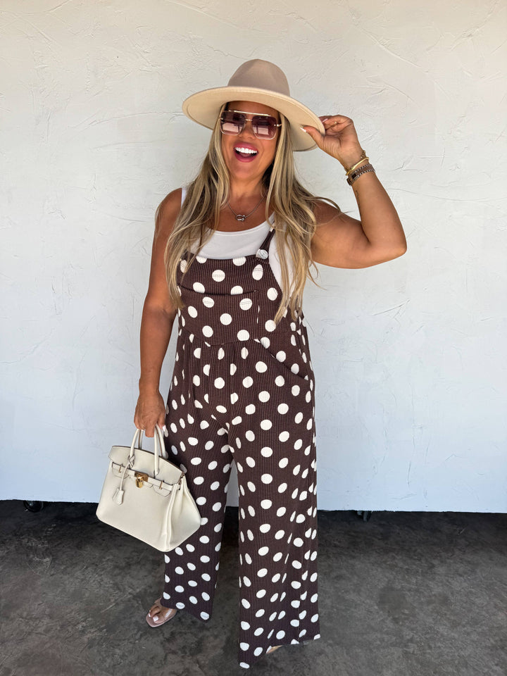 POLKA DOT OVERALLS