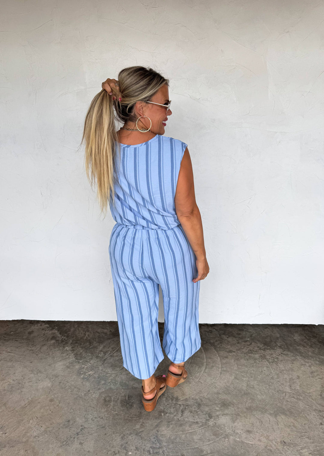 CALABASAS CROP PANT SET