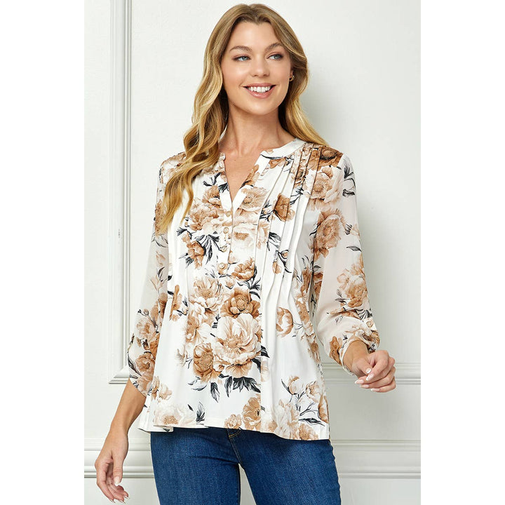 VERONA V NECK BLOUSE