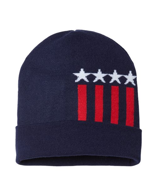 Patriotic Cuffed Beanie