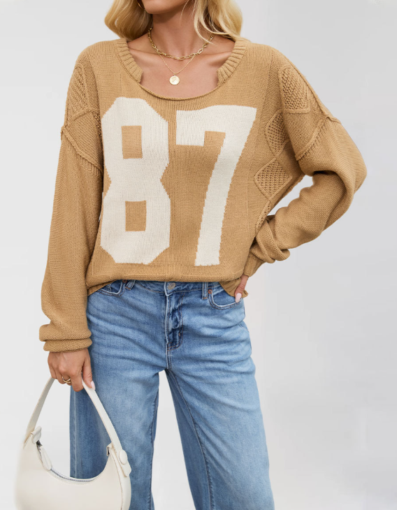 87 Oversized Knit Pullover