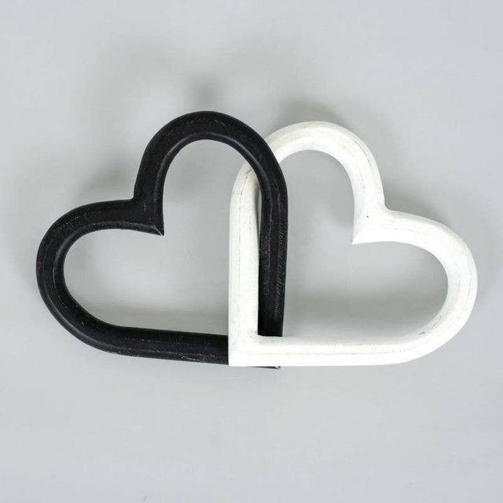 Wood chunky hearts