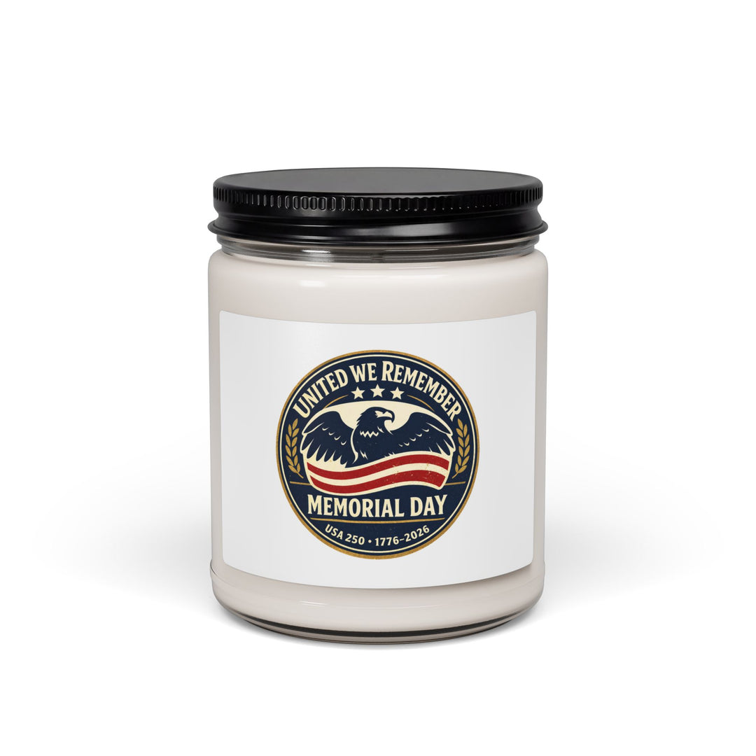 USA 250 Memorial Day Soy Candle | 1776–2026 patriotic vintage distressed