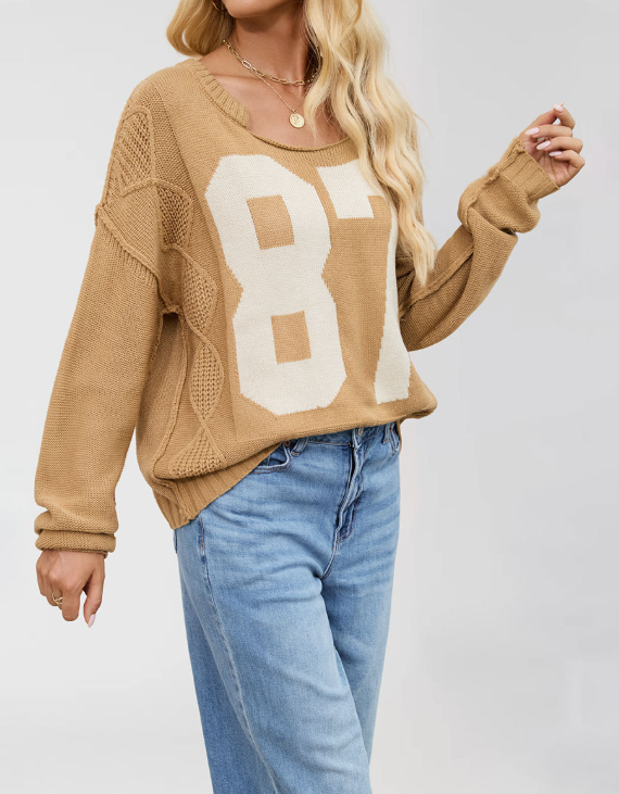 87 Oversized Knit Pullover