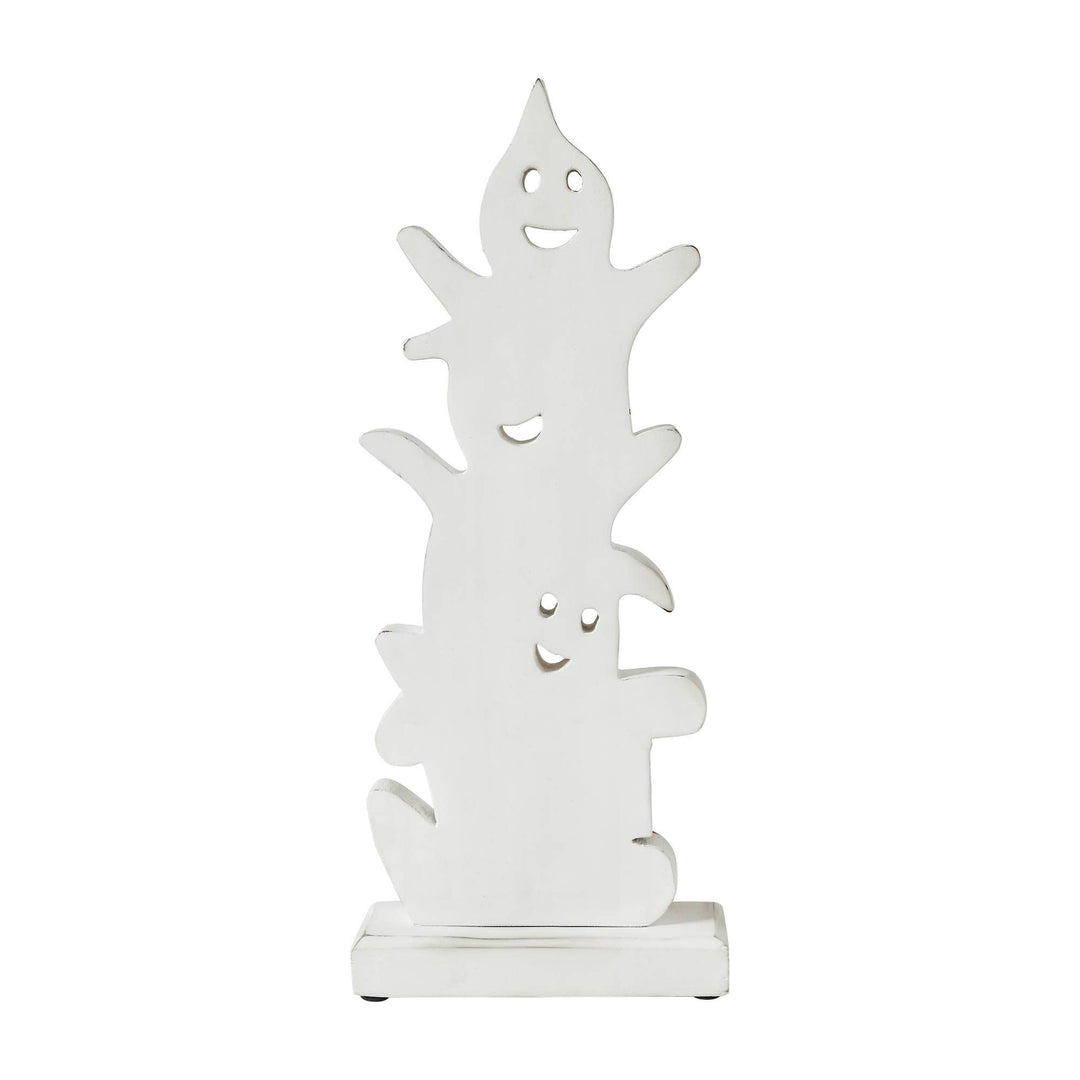 Ghost Stack BOO Wooden Figurine