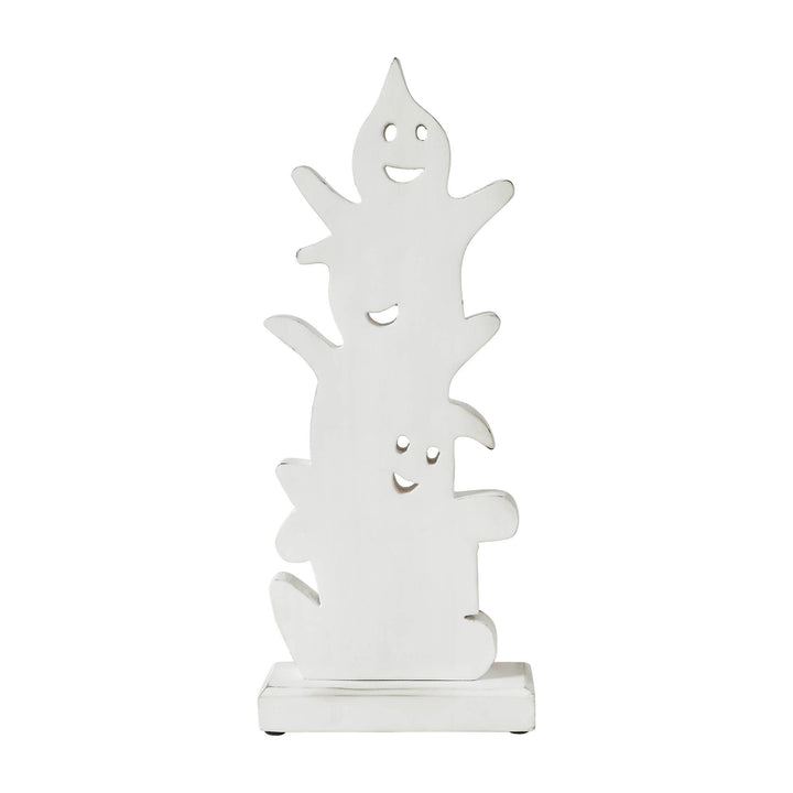 Ghost Stack BOO Wooden Figurine