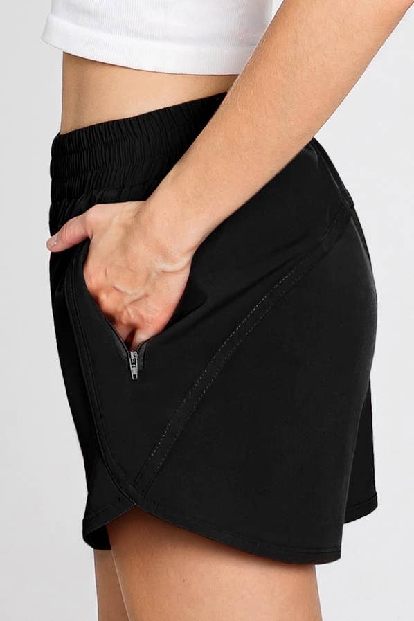 Zipper Pocket Detailed Short Pants