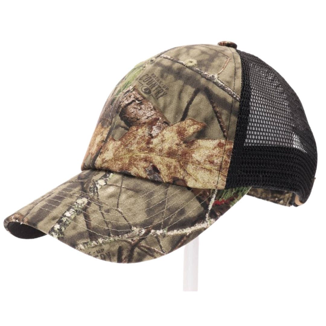 C.C MOSSY OAK Mesh Back Ball Cap