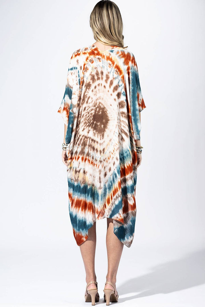 Sunburst Tie-Dye Kimono