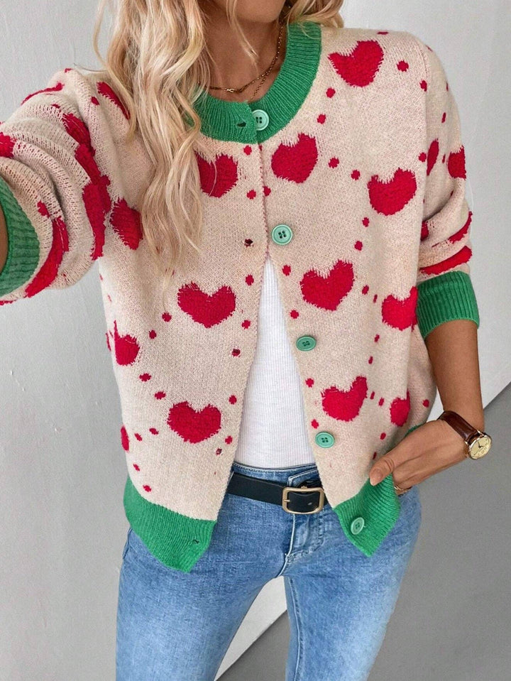 Heart Crochet Cardigan