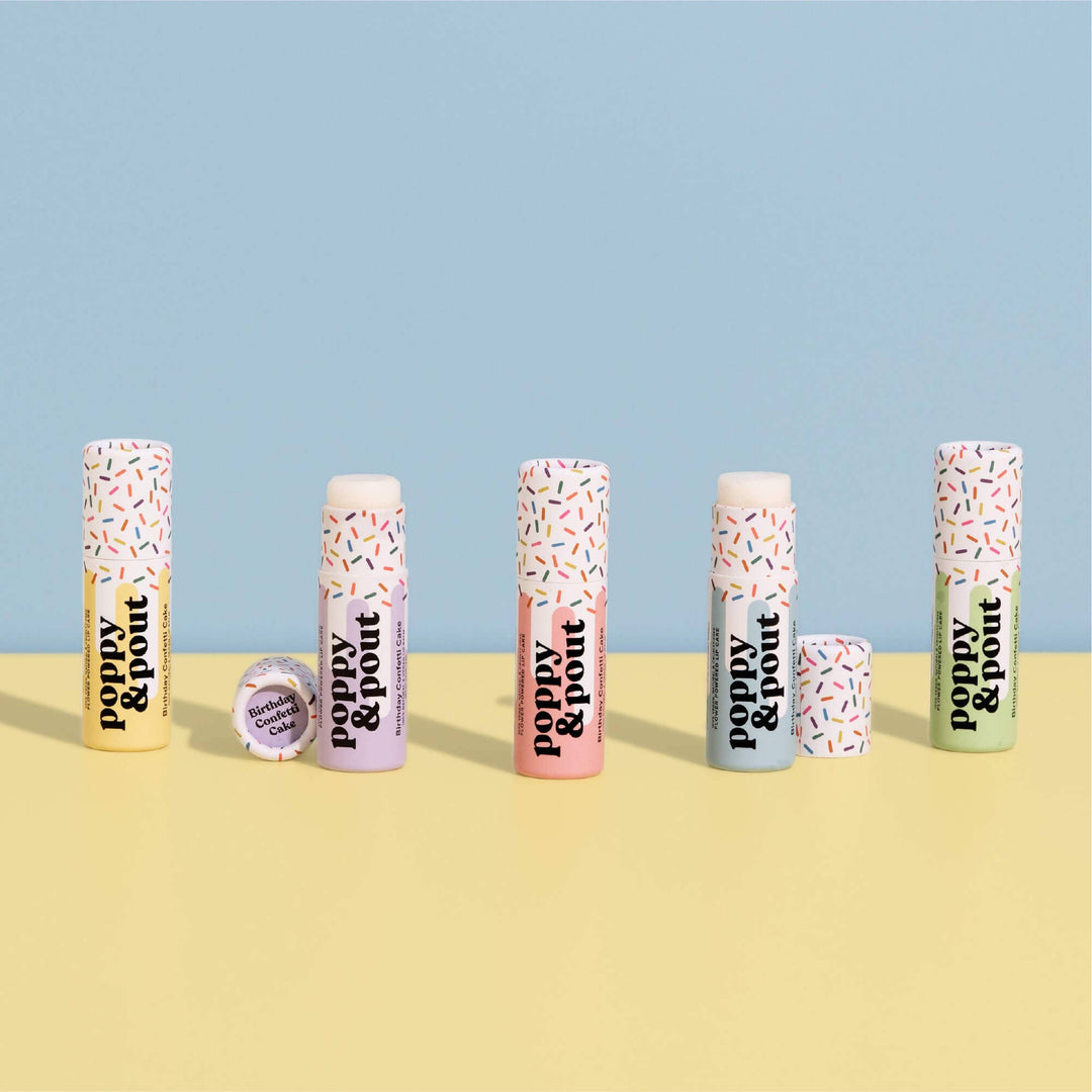 Birthday Confetti Cake, Blue