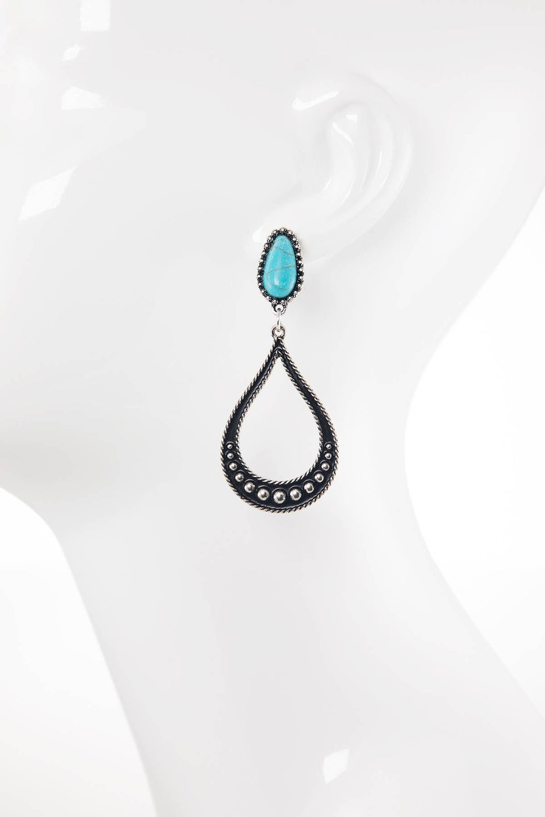 Western Teardrop Dangle Earrings