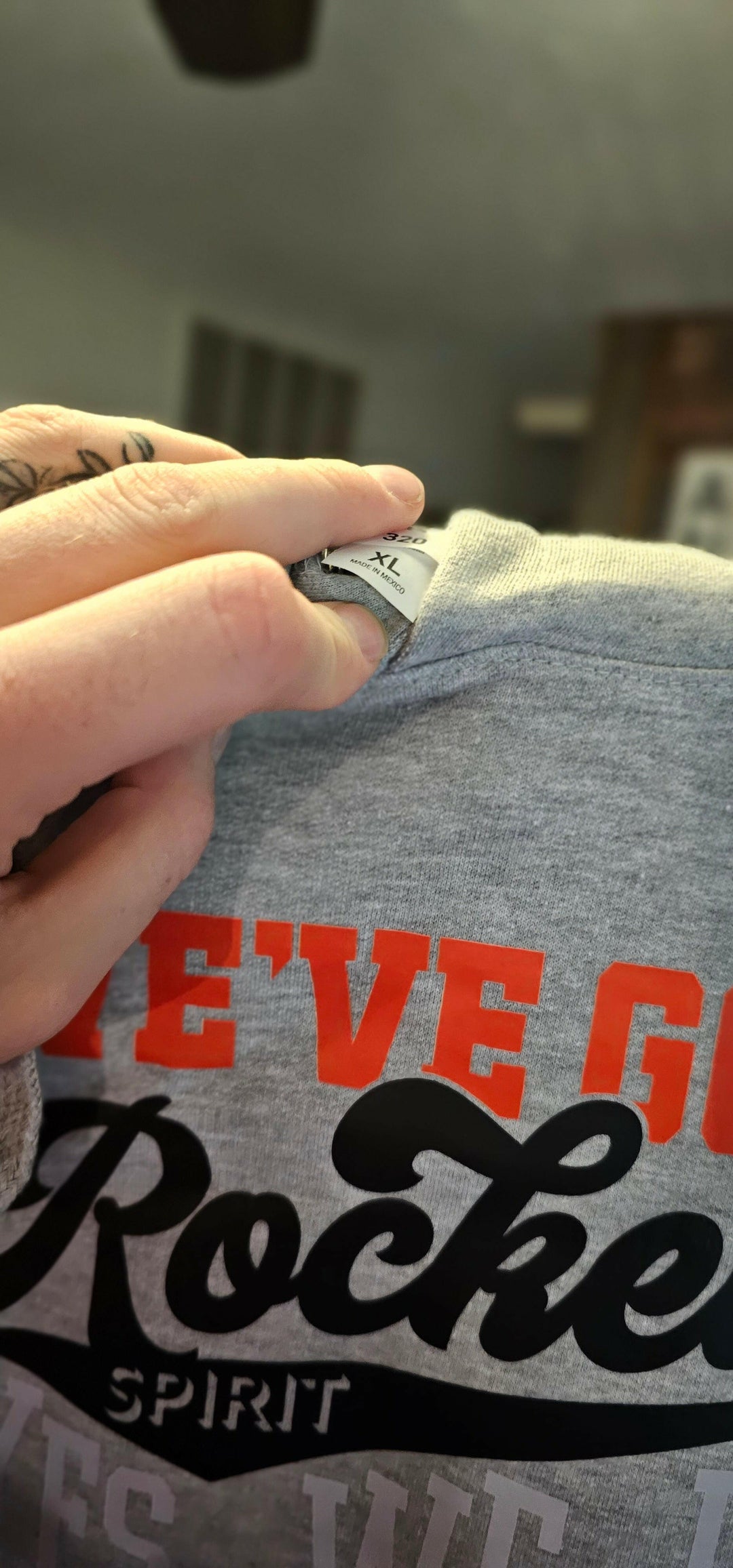 We've got spirit Size XL