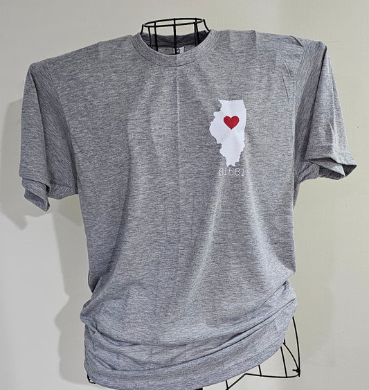 Roanoke Heart of IL T shirts